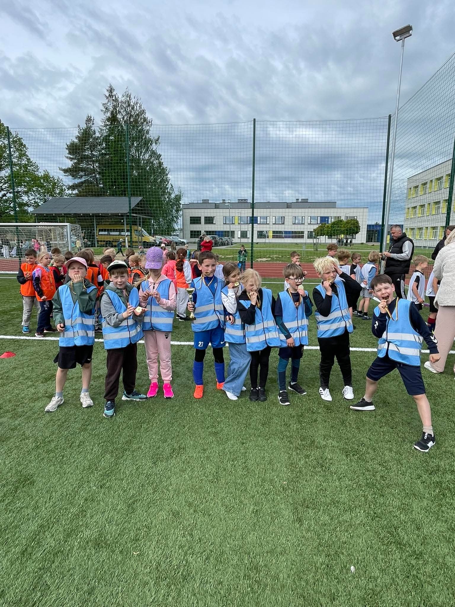 Šiaurės licėjaus futbolo komanda turnyre