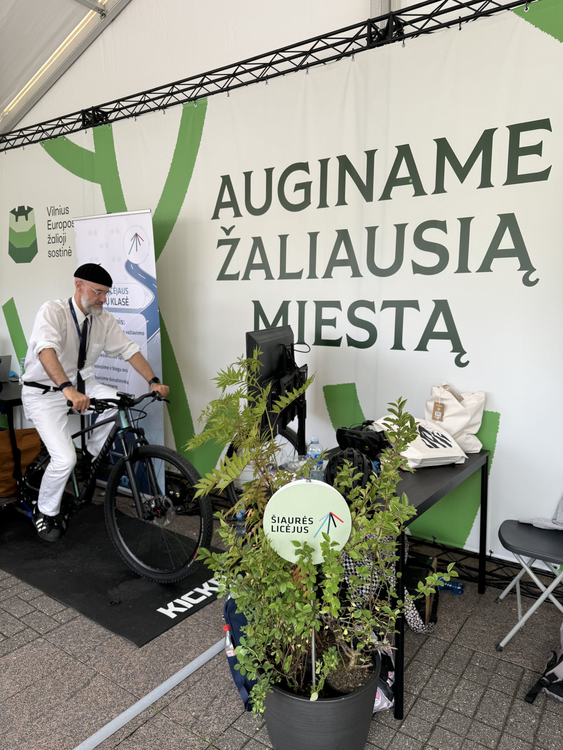 Žaliųjų idėjų festivalis: Šiaurės licėjaus dviračių klasė