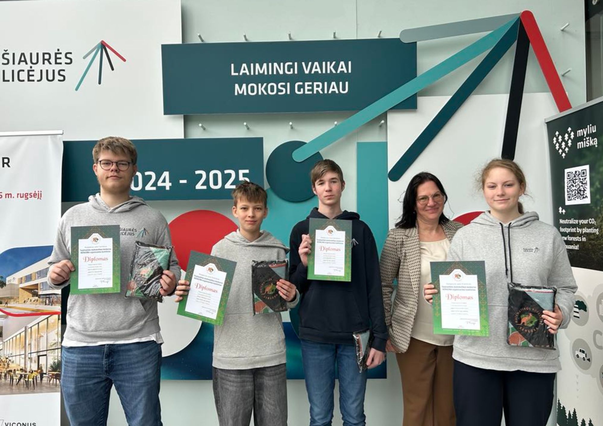Mokinių sėkmė tarptautiniame Kengūros konkurse