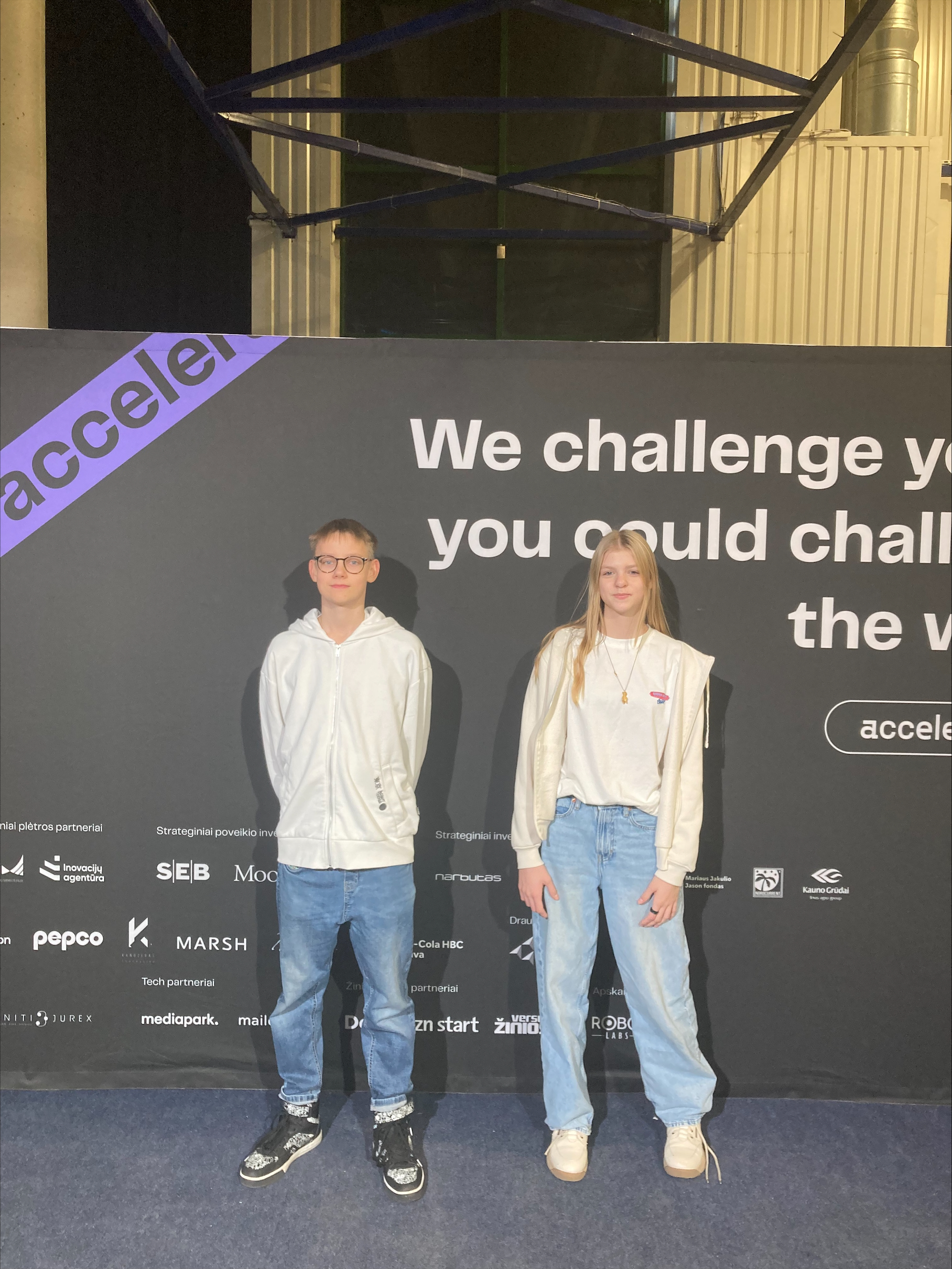Šiaurės licėjus Junior Achievement Kalėdinėje Expo parodoje